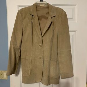 St. John’s Bay Suede dress jacket.